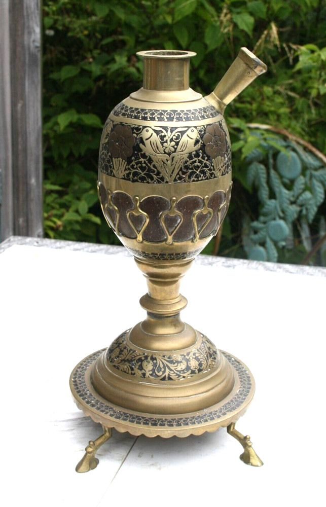 Moradabad Ware Made in India Late 19th Century Hookah Base Pot-HO2