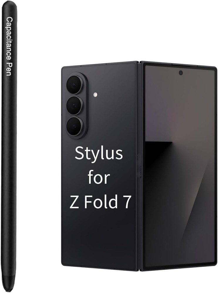 Stylus Pen for Galaxy Z Fold 7, Supporting Both Internal & External Black