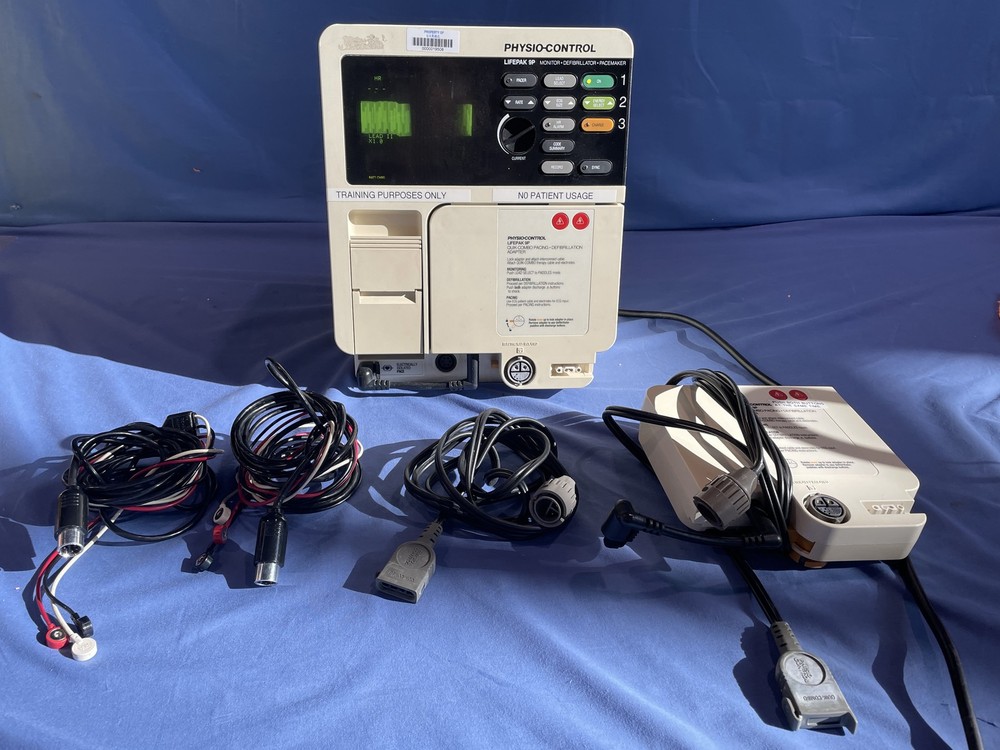 LifePak 9P with Quick-Combo Pacing Adapter & Cables