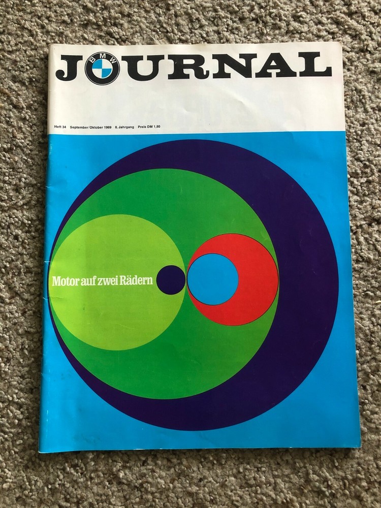Oct. 1969 BMW Journal large catalogue.