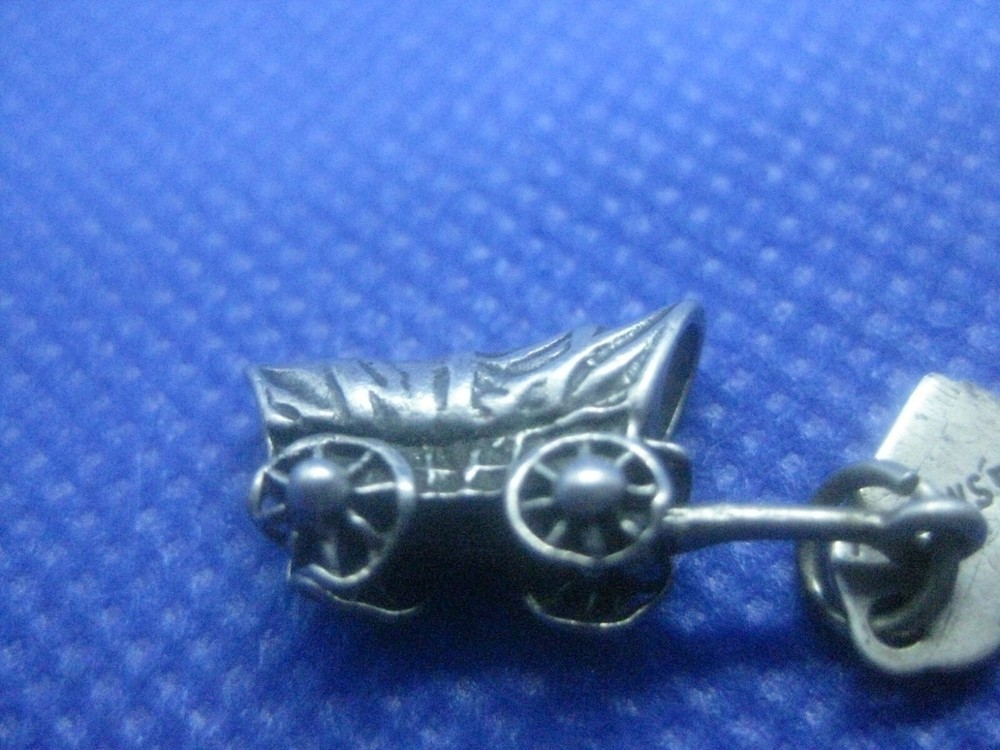 Sterling Silver Yellowstone Wagon Charm