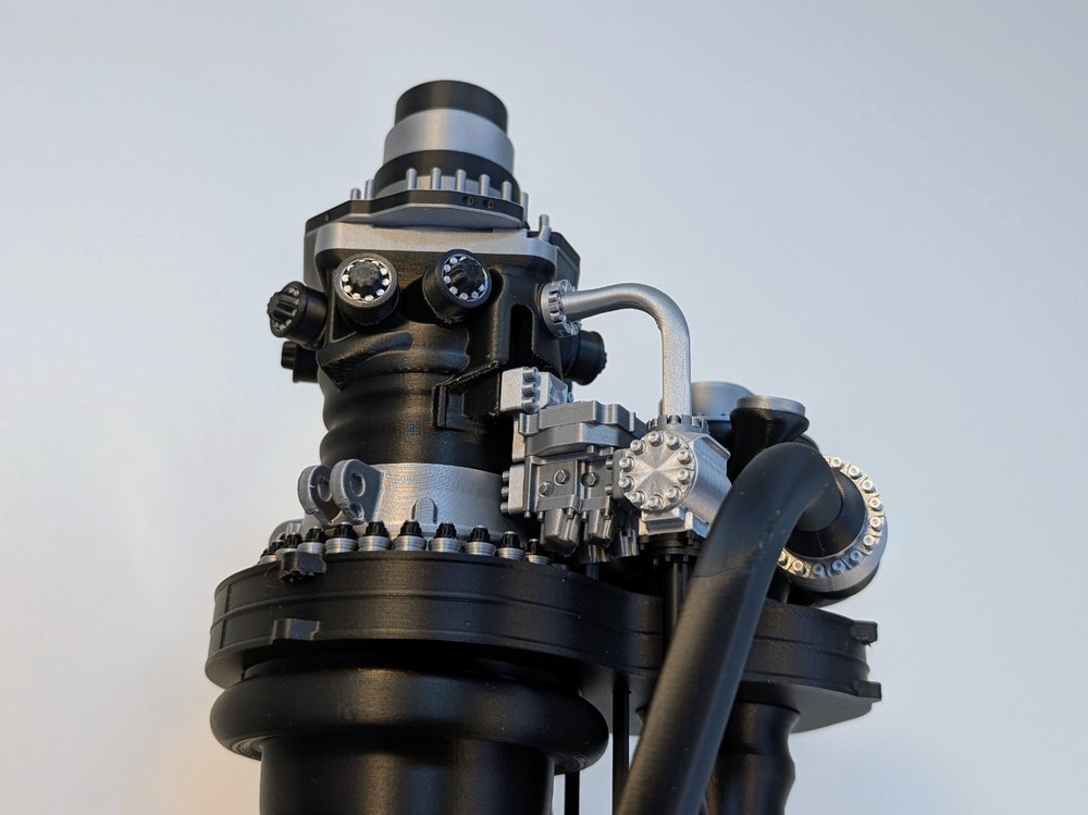 RAPTOR-Mk3 (Unshielded) 1:8 scale model by Morethan3d