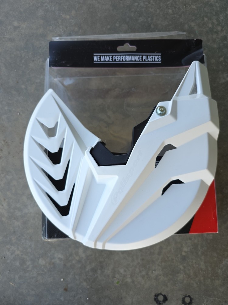 Polisport - 8151600002 - Disc/Fork Bottom Protector, White/Black