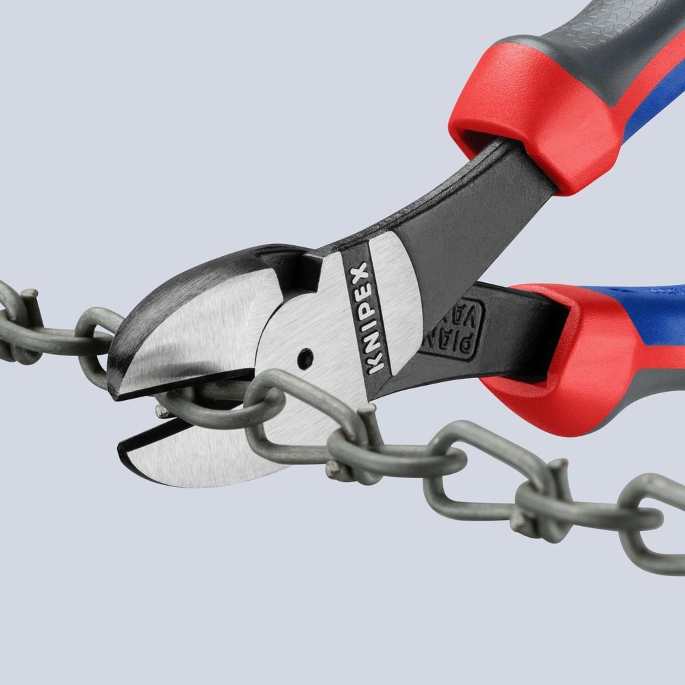 KNIPEX Tools - High Leverage Diagonal Cutters, Multi-Component (7402180) 7.25...