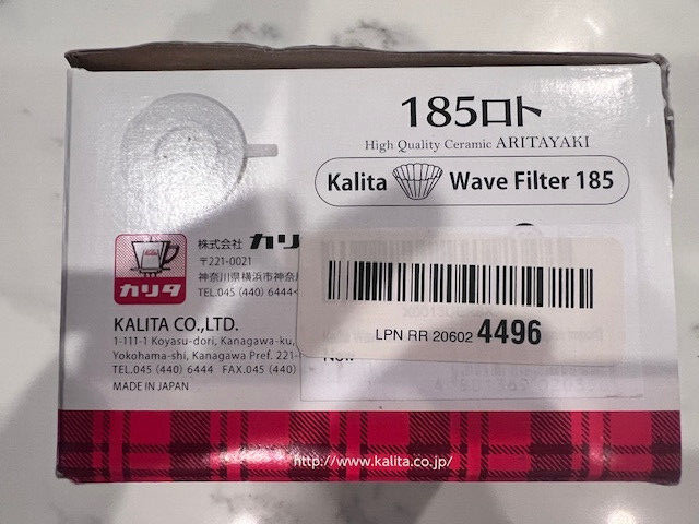 Kalita ceramic Aritayaki dripper 185