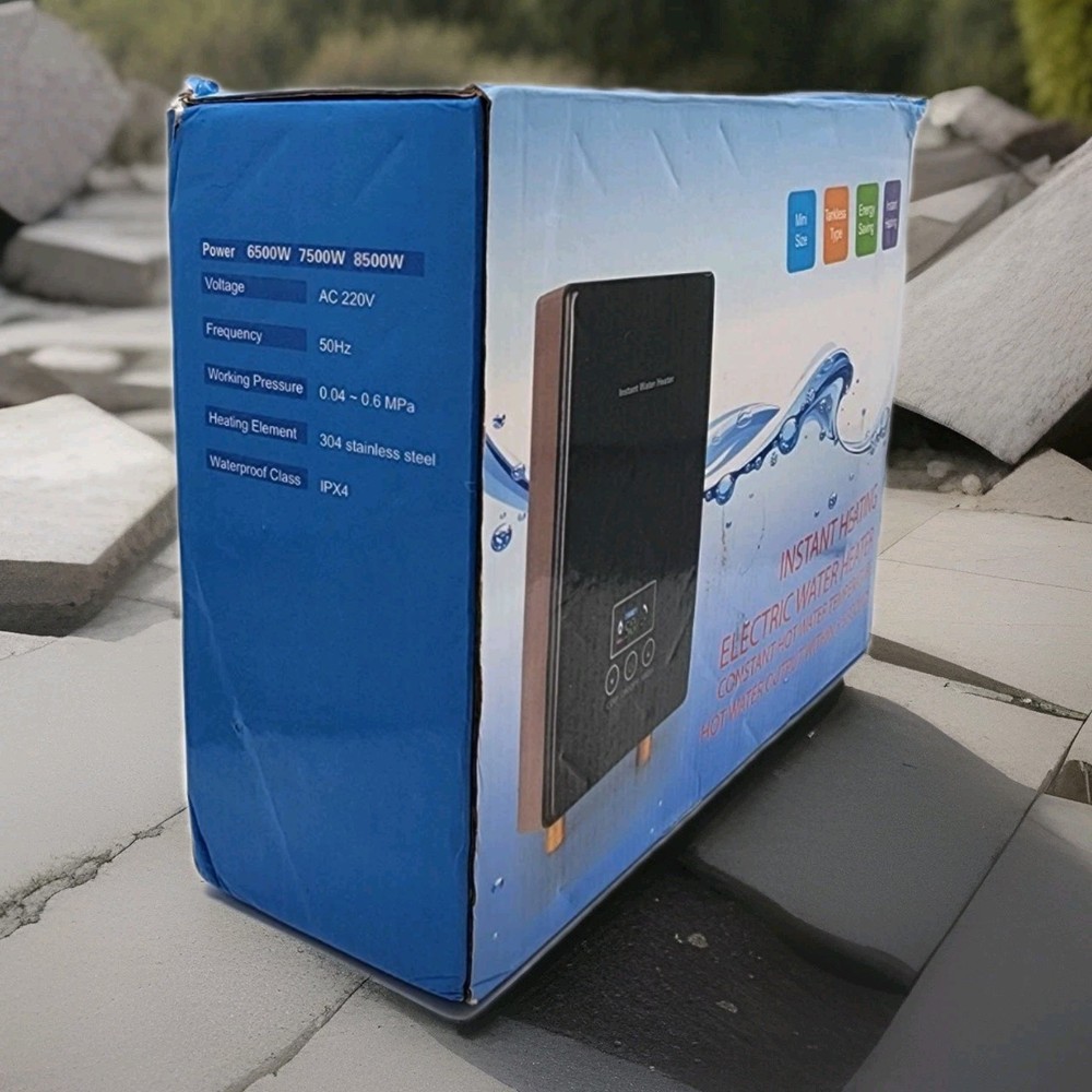 Tankless Electric Water Heater,110V 5500W Under Sink Instant White