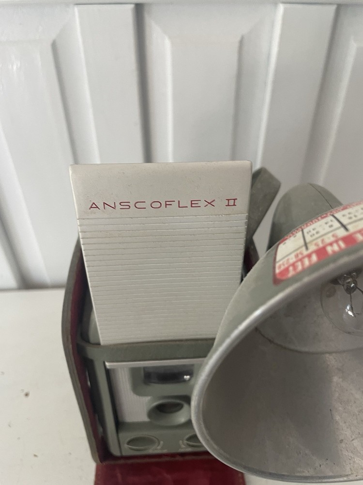 Vintage Antique Anscoflex II Camera with Flash Bulb