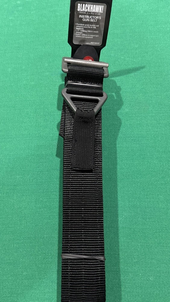 BLACKHAWK Instructor's 1.75" Gun Belt - Black - Medium