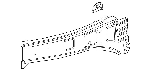 Genuine GM Driver Side Front Compartment Upper Side Rail 84524013