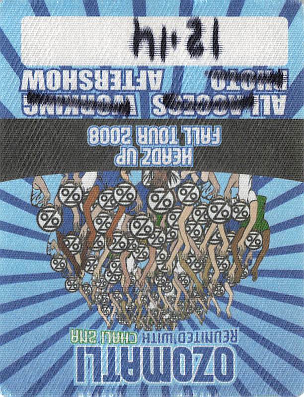 Ozomatli 2008 Blue After Show Cloth Variant