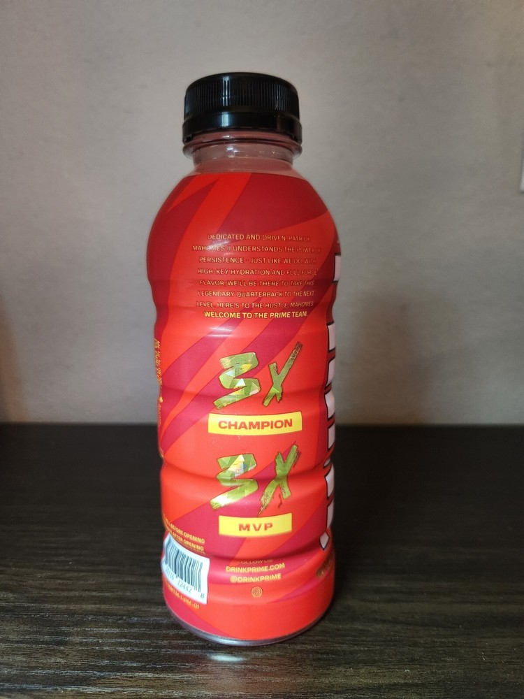 Prime X Patrick Mahomes Hydration Drink Bottle RARE New