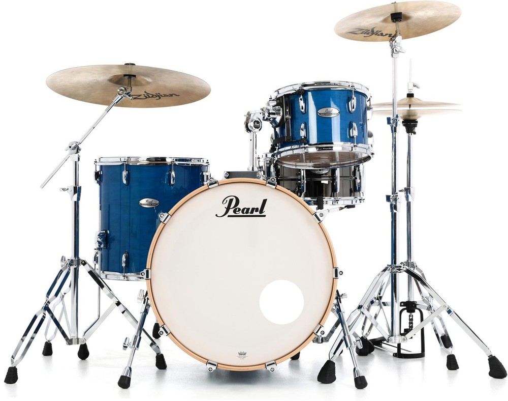 Pearl Professional Maple 3-piece Shell Pack - Sheer Blue