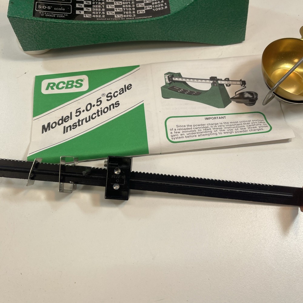 RCBS 5-0-5 Scale Reloading Powder Model 505