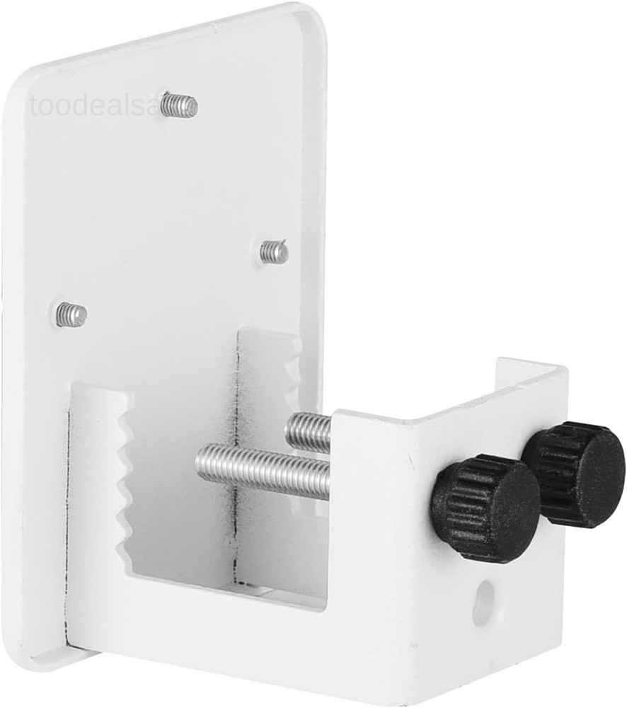 1-Pack, White - Gutter Mount Bracket Compatible with Eufy Security SoloCam S340.