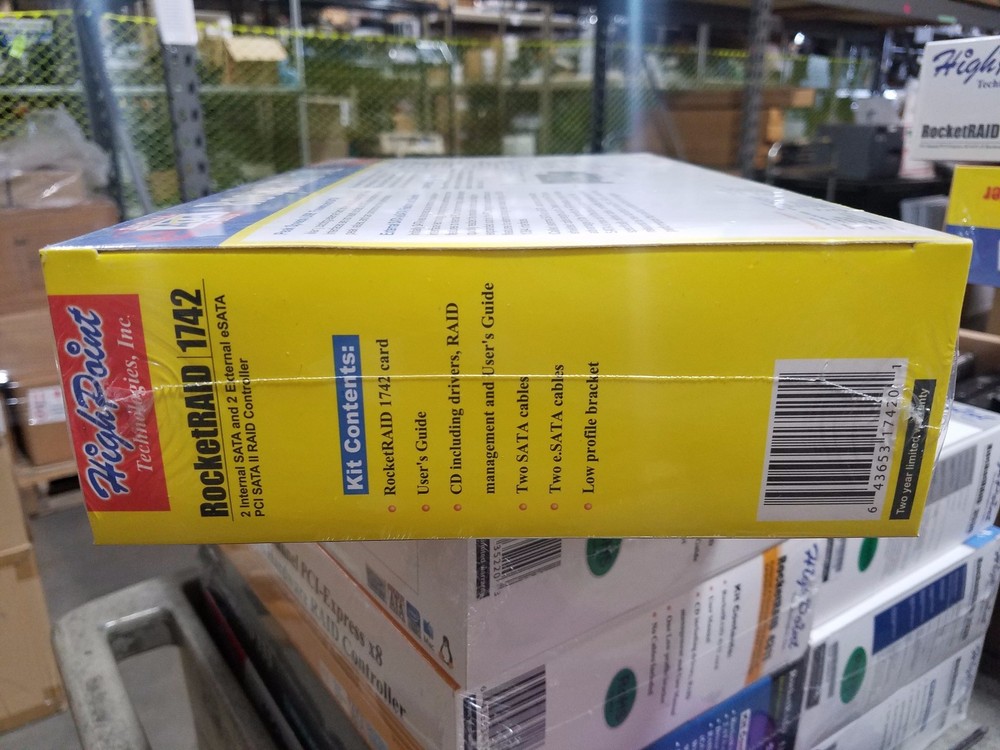 HighPoint RocketRAID 1742 4-Channel PCI SATA 3Gb/s RAID Controller