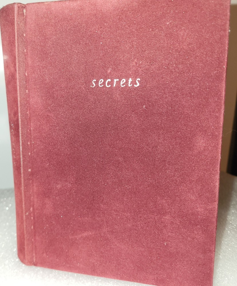 Burgundy Secrets Diary/Journal Writing Book - New 7.5" × 5"