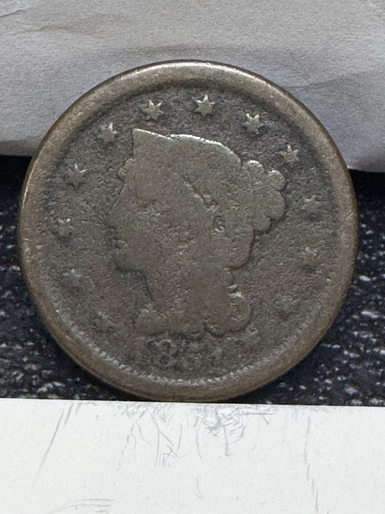 Us Large Cent Lot 1851,52,53,54