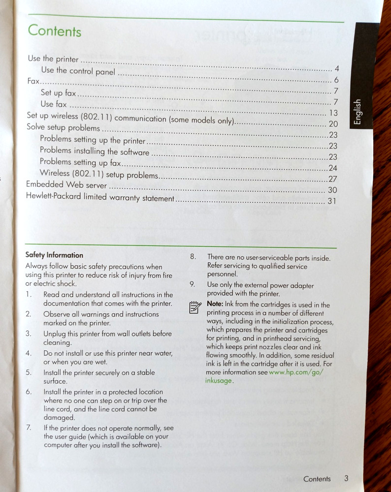 HP OFFICEJET 4500 GETTING STARTED GUIDE with G510 CD DISK FOR WINDOWS & MAC