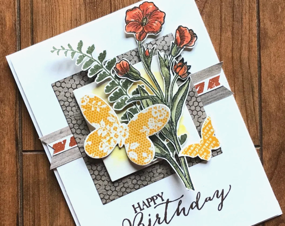 Stampin' Up BUTTERFLIES THINLITS DIES 3pc Set #137360 ALL OCCASION BUTTERFLY