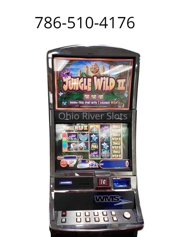 Williams Bluebird 2 Slot Machine "Jungle Wild 2" STATIC button panel