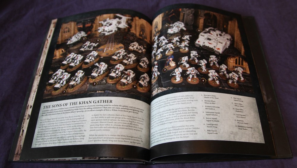 Warhammer 40k, White Scars Codex Supplement, Hardback Edition, Games Workshop