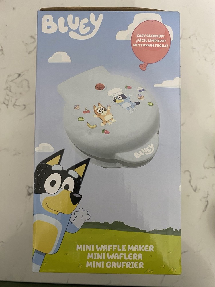 Bluey Mini Waffle Maker new