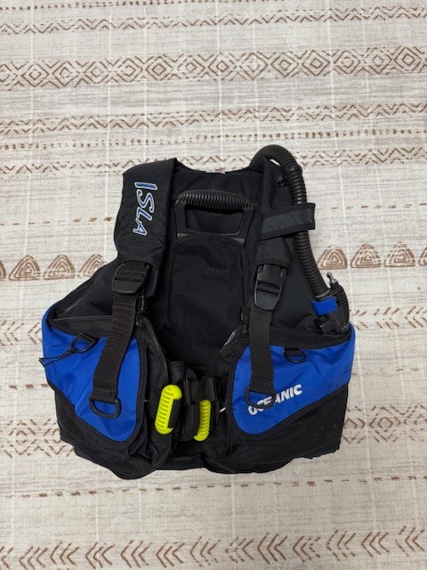 Oceanic Isla Scuba Diving BCD Large Buoyancy Compensator Quick lock release
