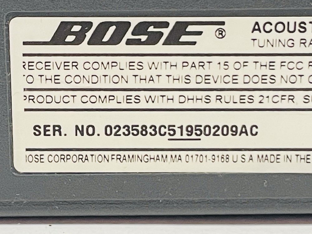 Bose Acoustic Wave Music System CD-3000