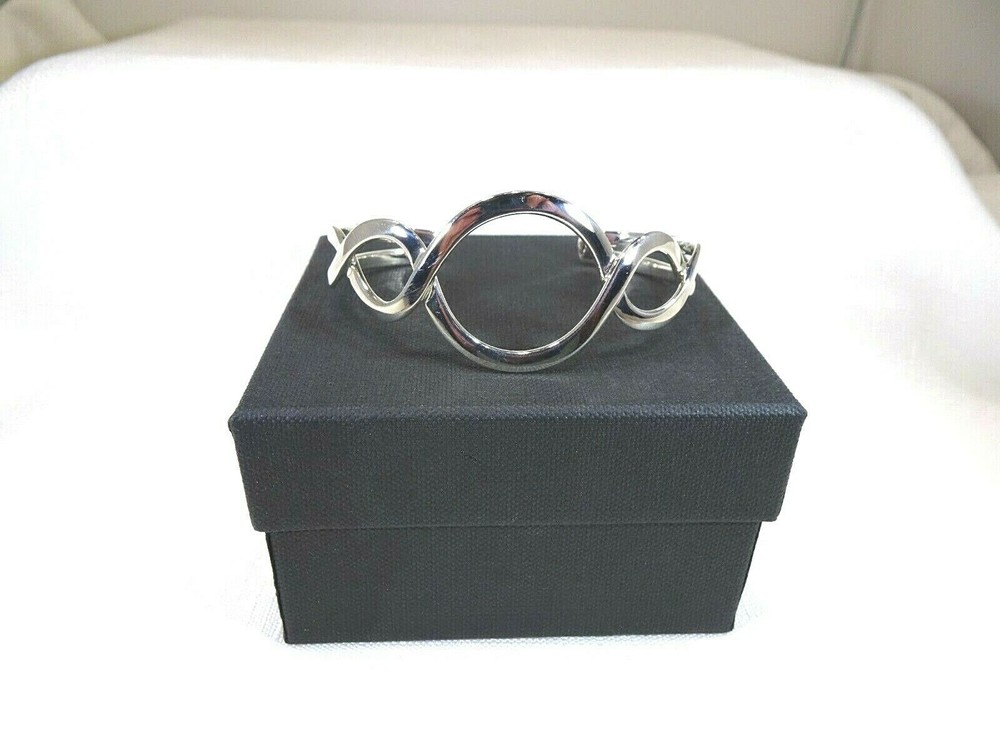 Solid Sterling Silver Cuff Bangle- 18.cm