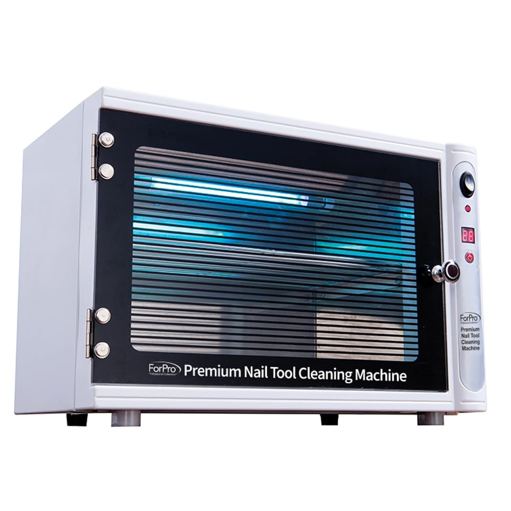 ForPro Professional Collection Premium Nail Tool Cleaning Machine, Large 9L C...