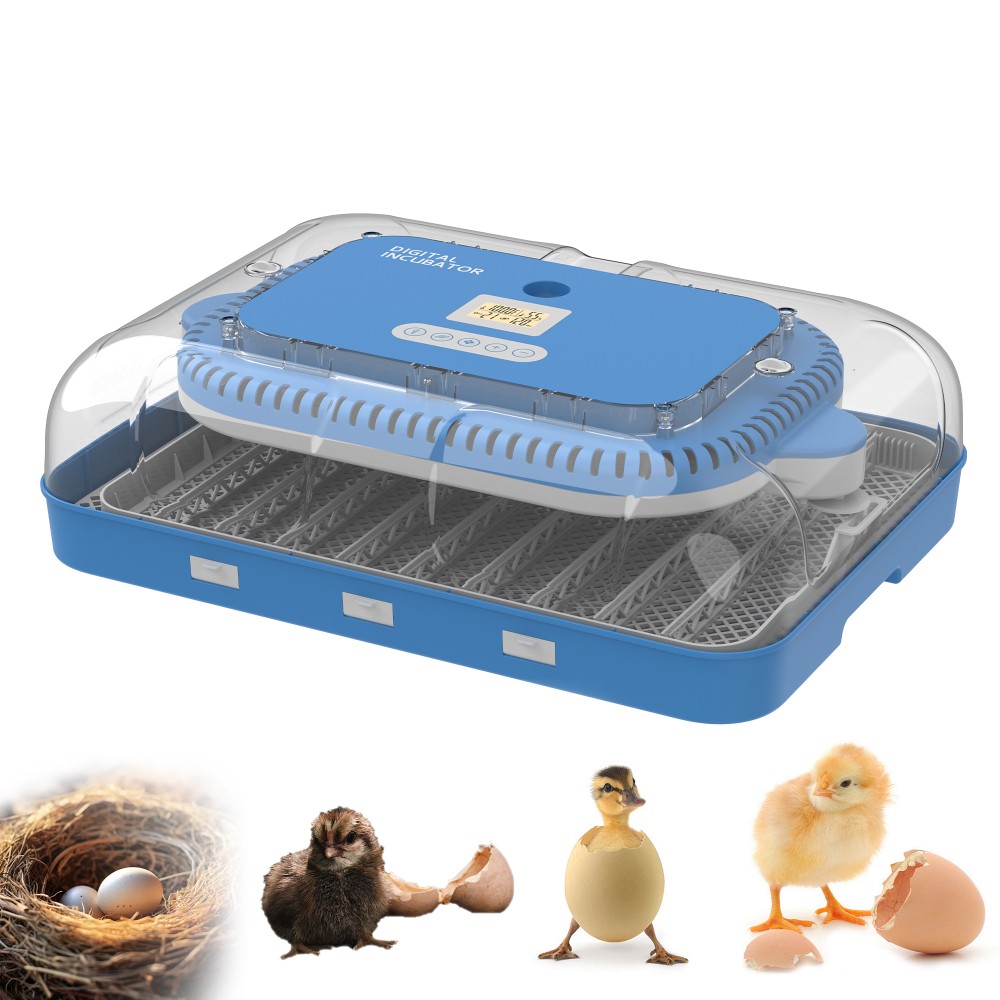 70 Egg Incubator Hatcher Automatic Egg Turning & Temperature Control for Chicken