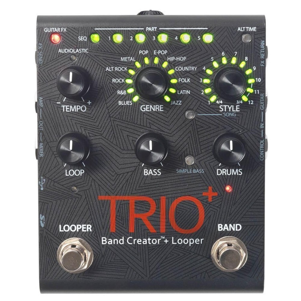 Digitech TRIOPLUS Band Creator and Looper Pedal