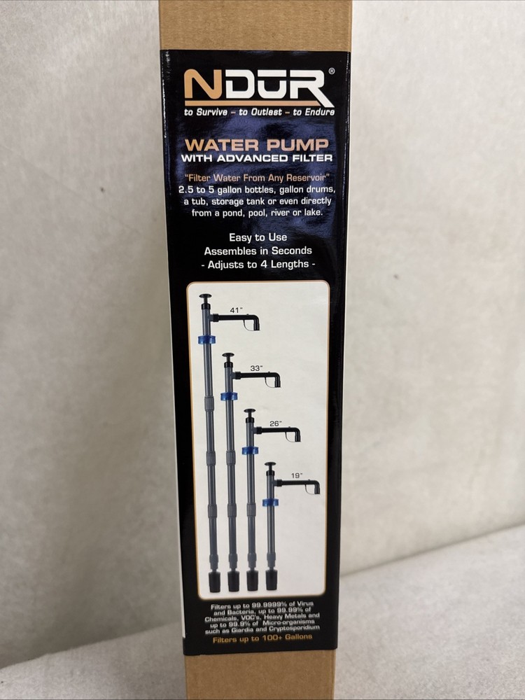 NDUR Water Pump with Advanced Filter #52070