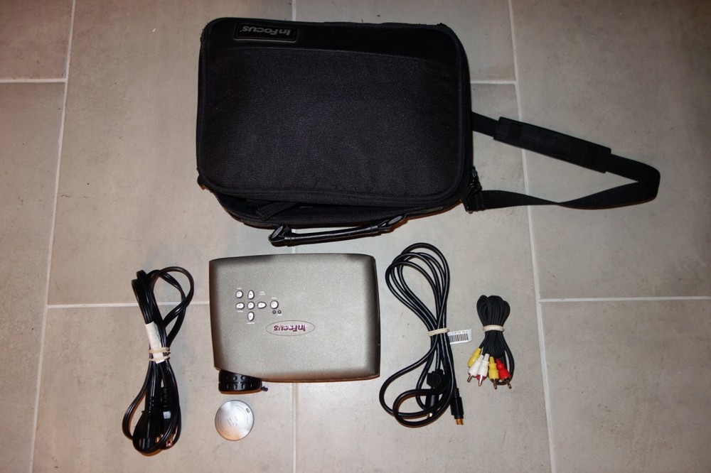 InFocus LP70 Projector Gently Used with accessories