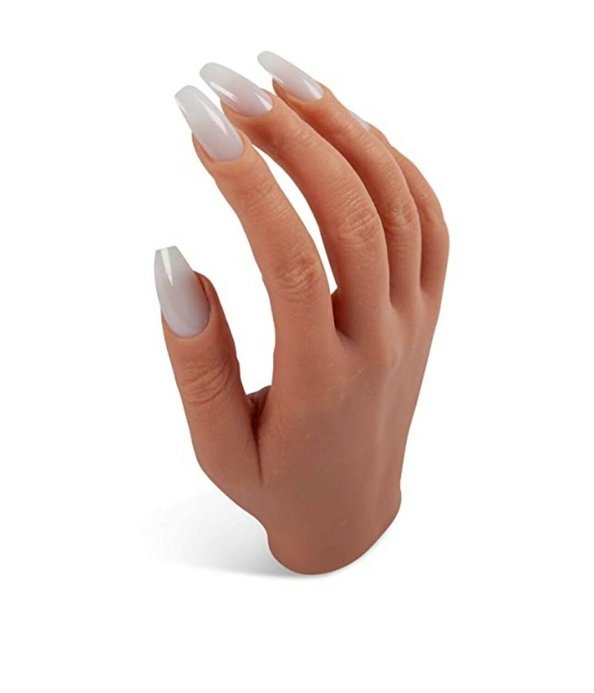 Professional Silicone Practice Hand for Acrylic Nails