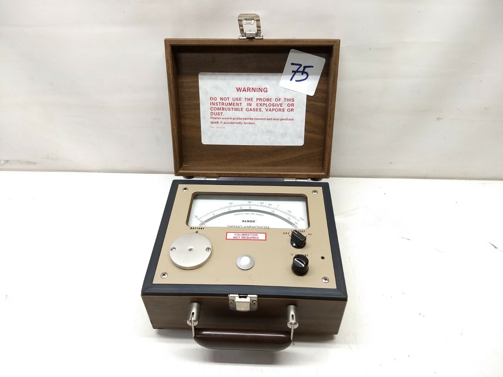 Alnor Thermo- Anemometer Velocity Meter