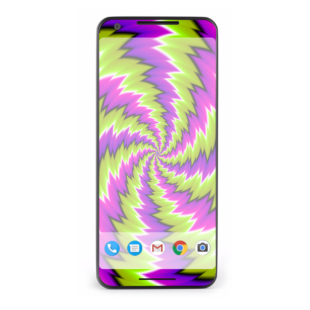 Google Pixel 2 Skins Decal Wrap Psychedelic Moving Swirls