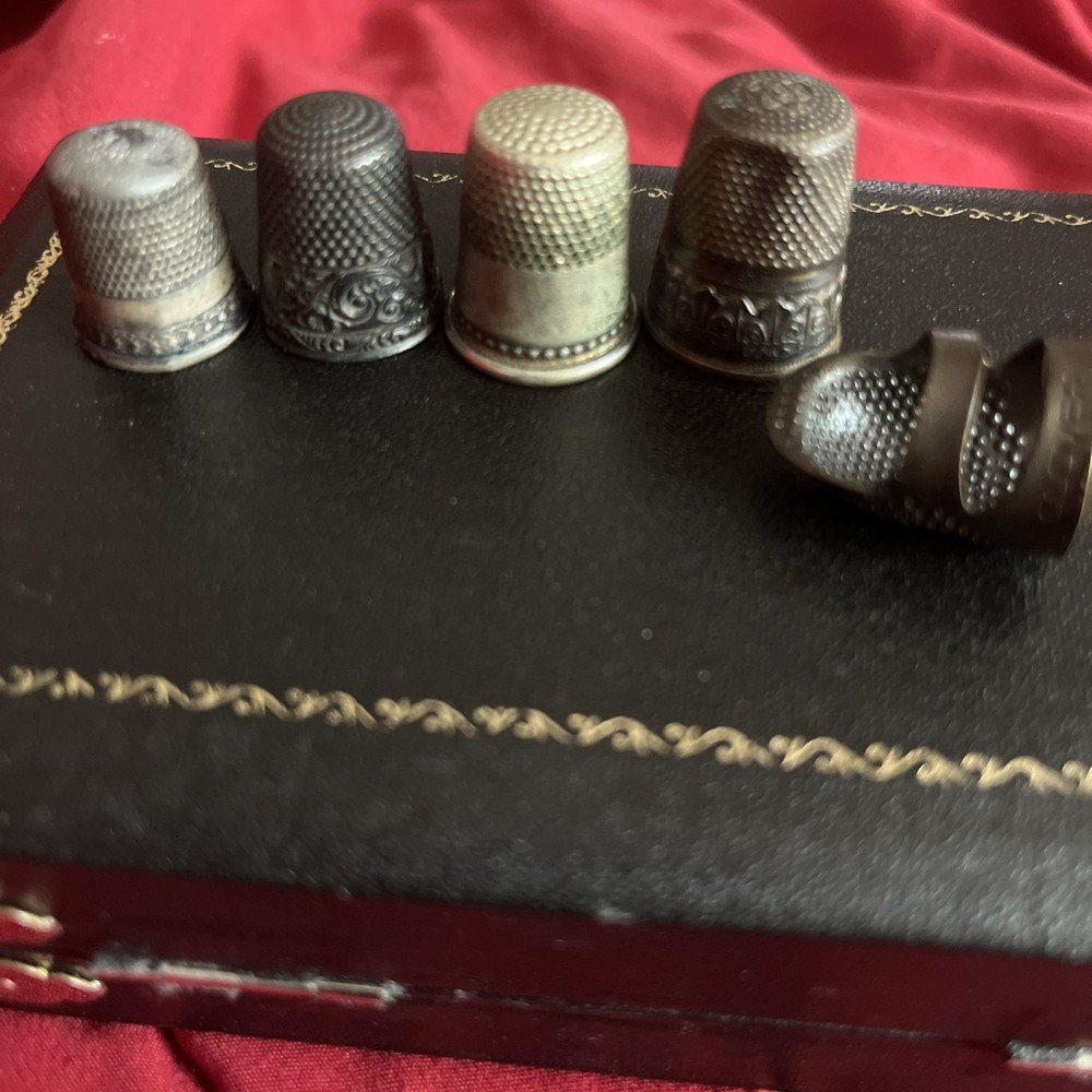 vintage thimble lot collection