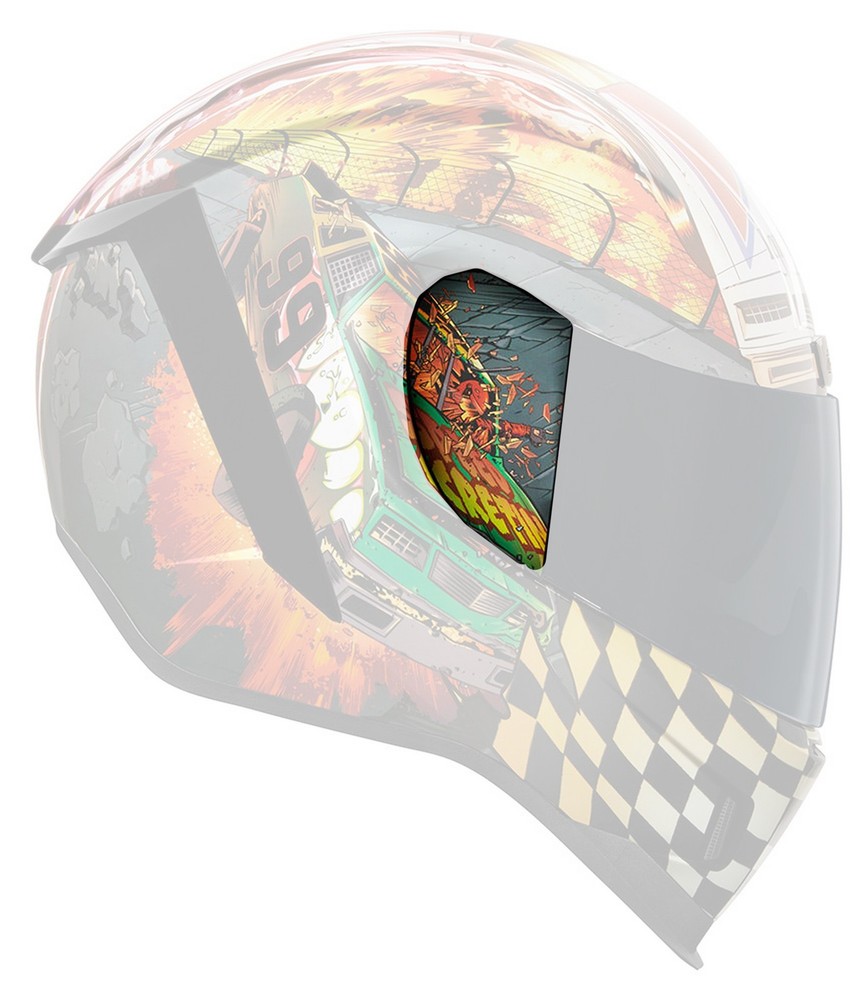 Icon Airform Stroker Helmet Replacement Sideplates Black