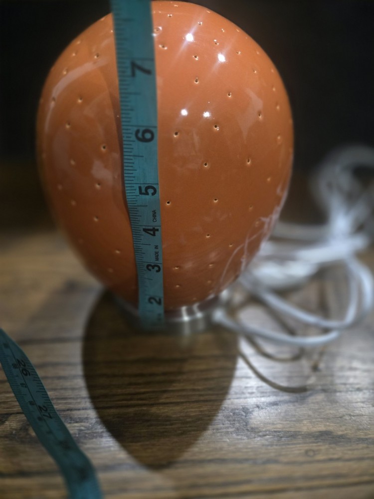 J Schatz Accents Star Egg Night Light Orange Tested Working