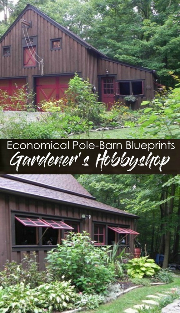 17 Workshop and Studio Designs - Complete Pole-Barn Construction Plans (S4)