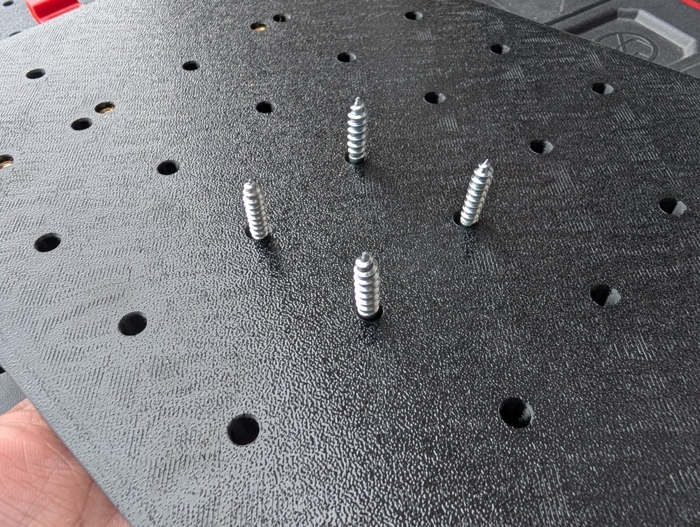 Universal Locking Packout Mounting Plate for Packout Tool Boxes or Wall Plates