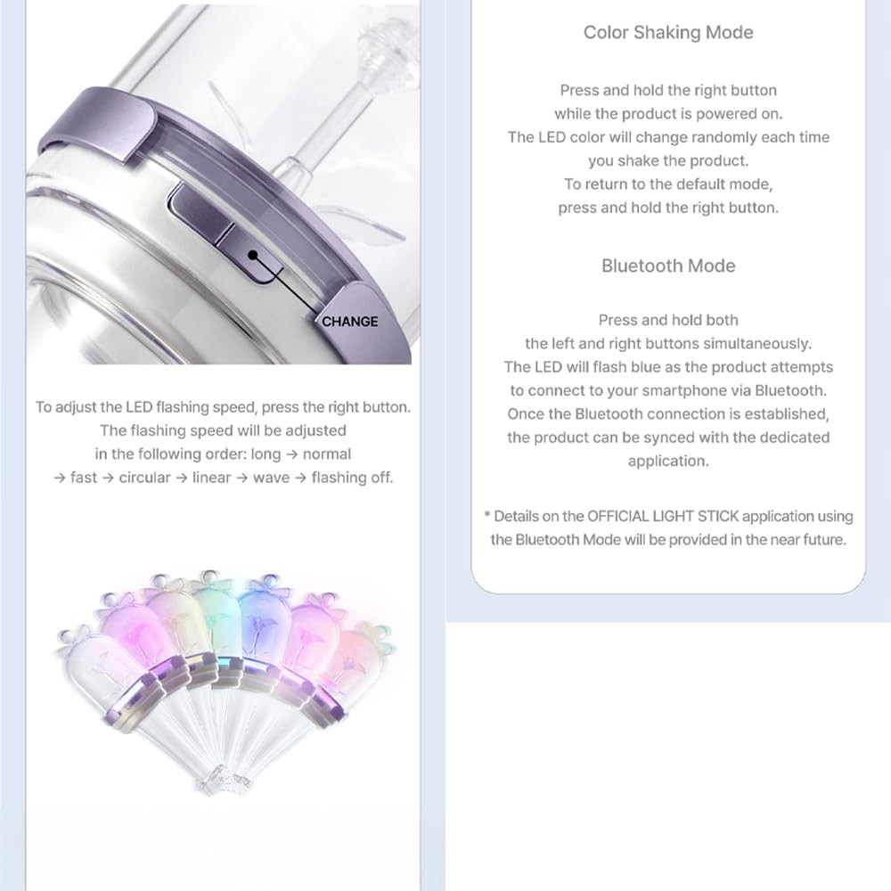 ILLIT Official Lightstick + 3 Extra photocards Set