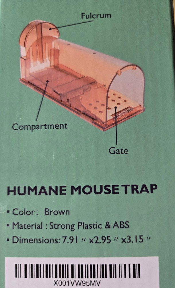 CaptSure Humane Mouse Traps 2 Pack