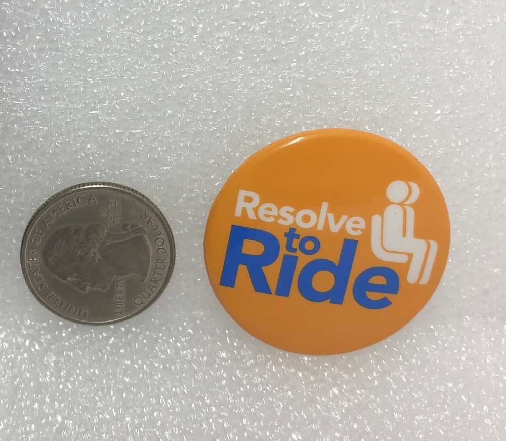 Resolve To Ride Pin
