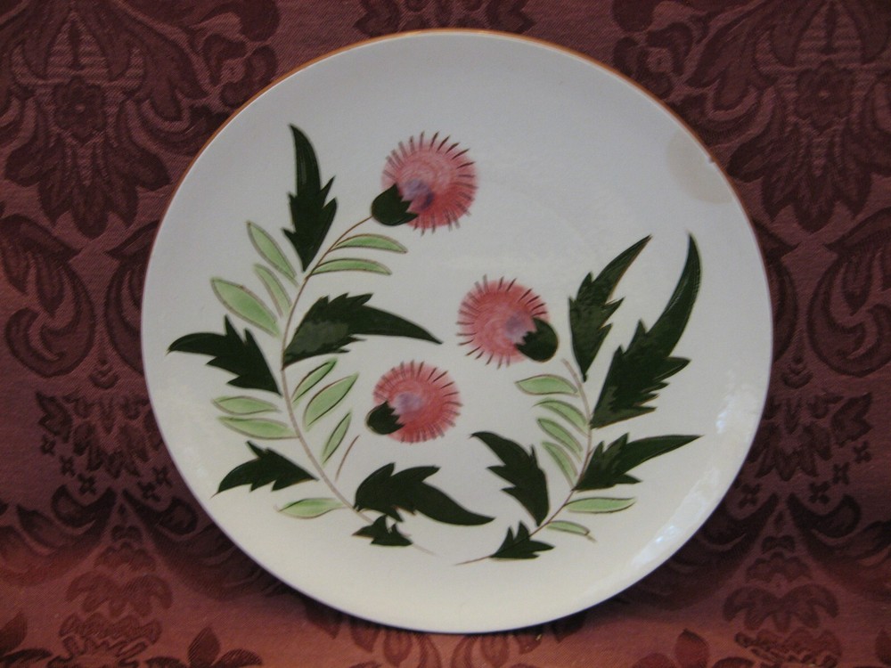 Stangl Pink Thistle Stoneware 18-Piece Lot - Nice!