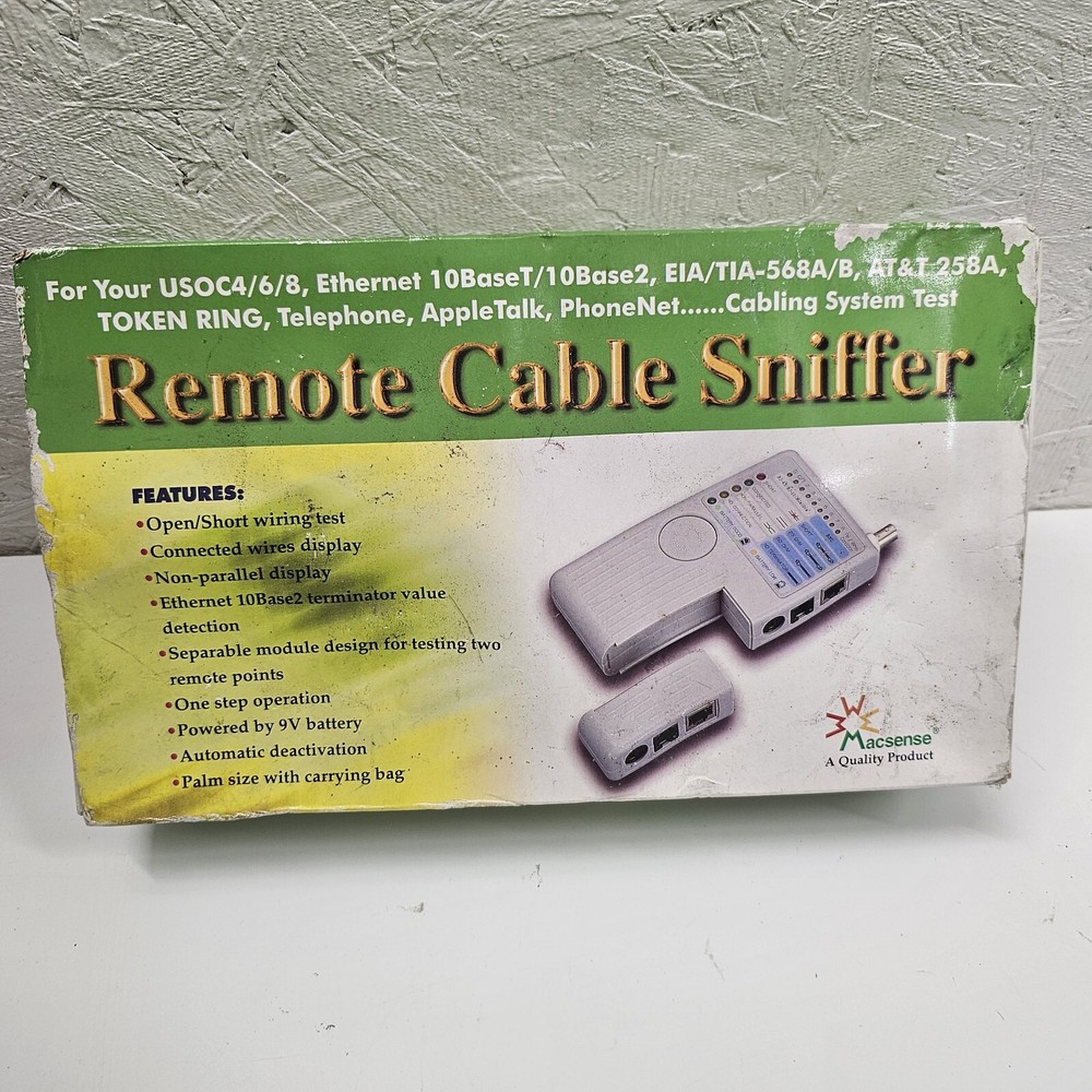 Remote Cable Sniffer Tester Tested Fully working