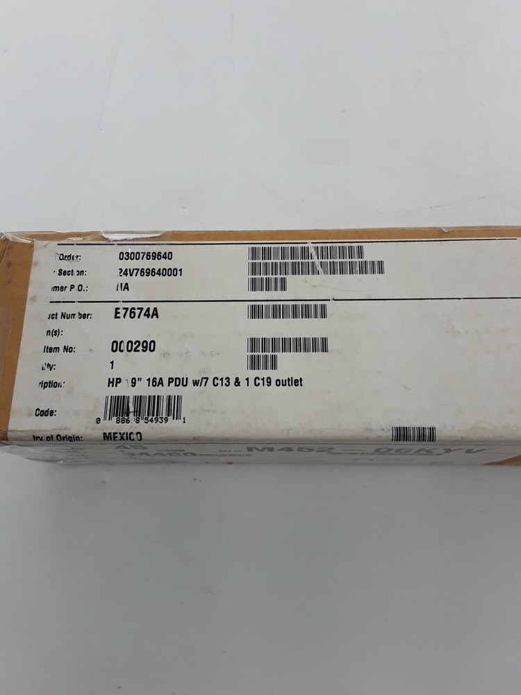 HP High Voltage PDU (16a)-E7674A