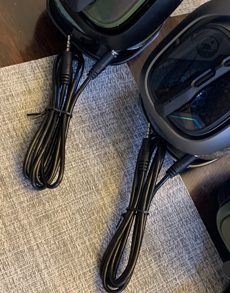 Astro A40,A10,A30 replacement chat and audio wired cable / no volume controller.