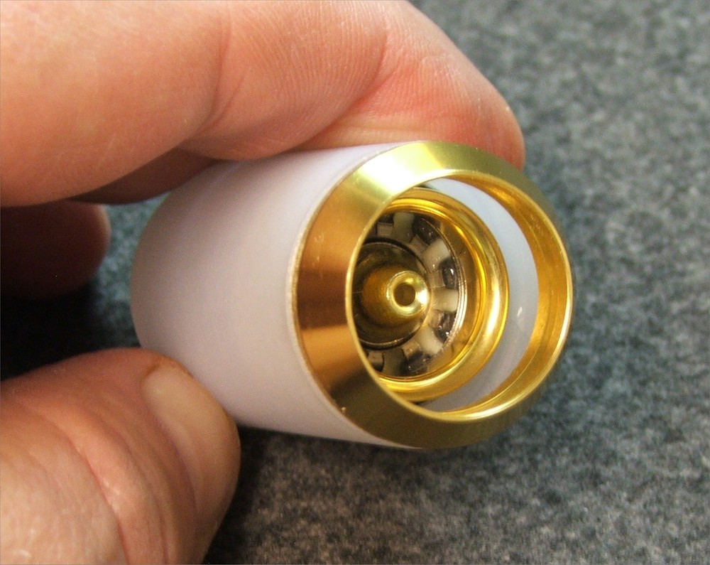 NEW CUSTOM LIGHTSABER BLADE PLUG MECHANICAL DESIGN BRASS MULTI RING GLOW CORE